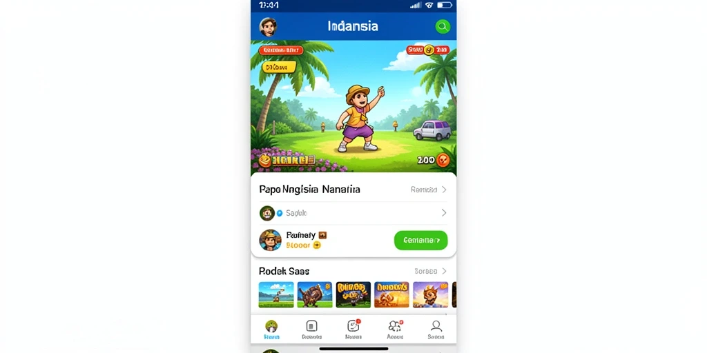 Level menantang dengan pemandangan yang indah.