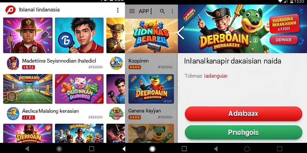 Tampilan gameplay yang seru dan adiktif.
