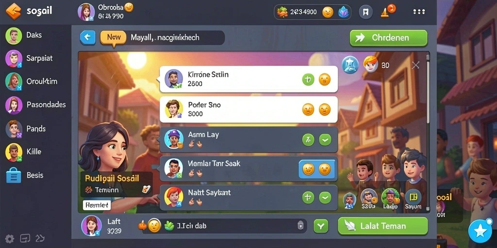Mode multiplayer yang seru dan interaktif.