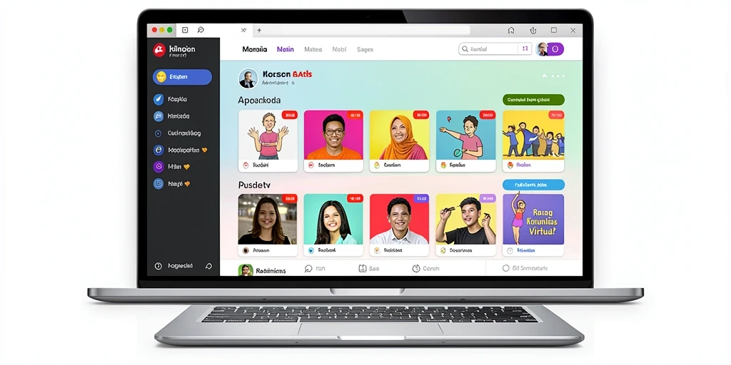 Fitur sosial yang memungkinkan interaksi antar pemain.