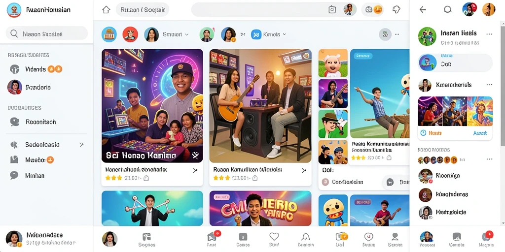Sosialisasi dengan teman dalam permainan seru.
